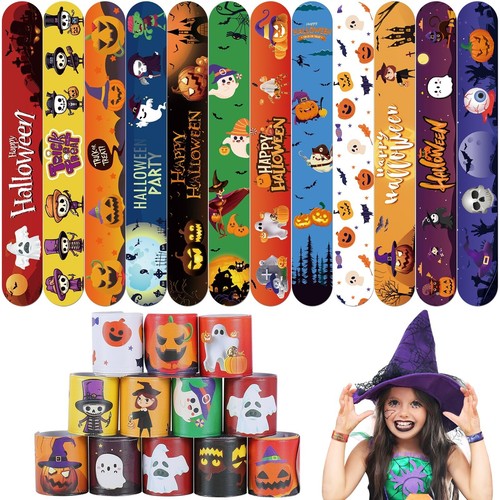 Halloween slap bracelets - halloween, 36