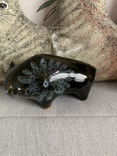 Vintage lotus pottery small - pottery,