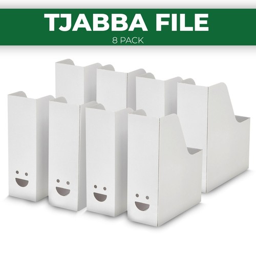 Ikea tjabba white magazine - 8x,