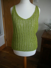 Zara green crochet loose knit