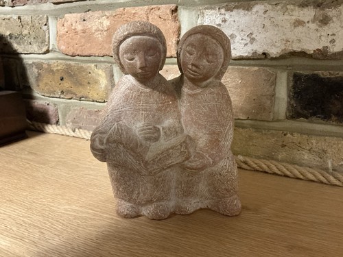 Religious clay statue
