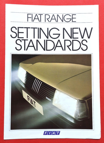1985 fiat range sales - range, brochure