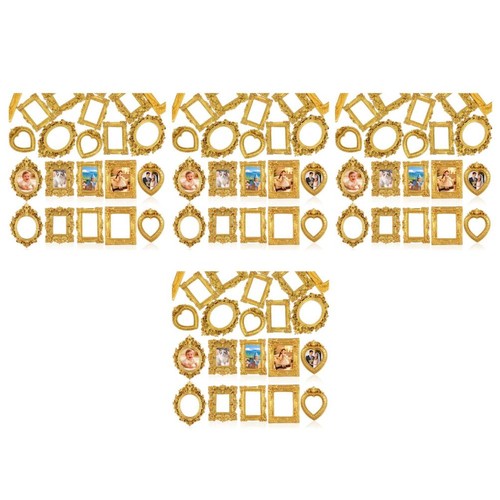 Pcs mini gold picture - 60,