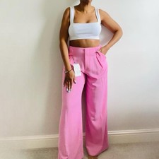Zara Pink High Waisted Wide