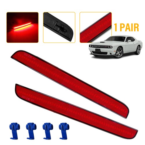 Left right red rear bumper - &,