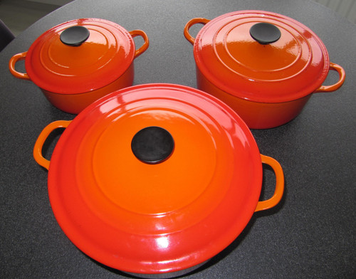 Creuset cast iron 3 pot - creuset,