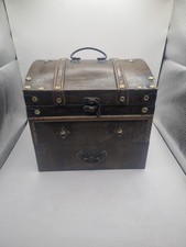 Vintage Wooden Treasure Chest