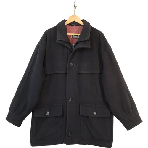 Harrods vintage black wool - harrods,