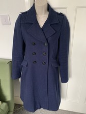 SUPERDRY COAT Size 8 Navy Blue