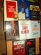 @@@ 8 X JAMES BOND HARDBACK