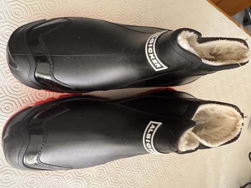 Fur lined ankle rubber boots - lined,