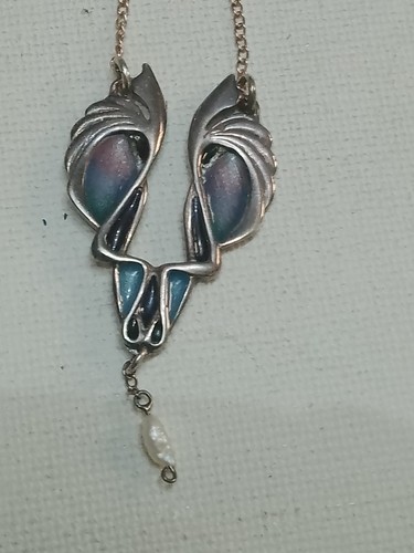 Pat cheney silver enamel - cheney,