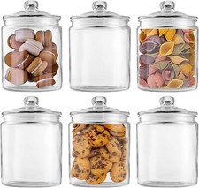 Glass Jars 32oz Candy Jar With