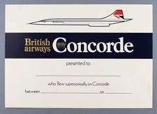 BRITISH AIRWAYS BLANK UNUSED