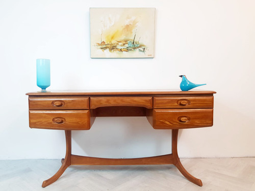 Vintage solid elm 1960s - vintage,