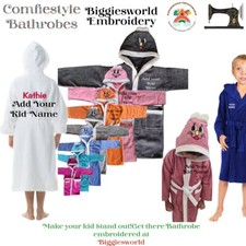 Hooded Kids Bathrobe Boys