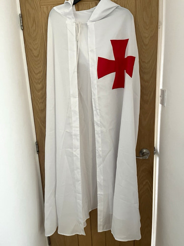 Medieval crusader white - crusader, tunic