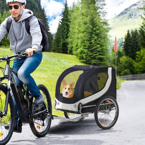 Pet bicycle trailer dog cat - bicycle,