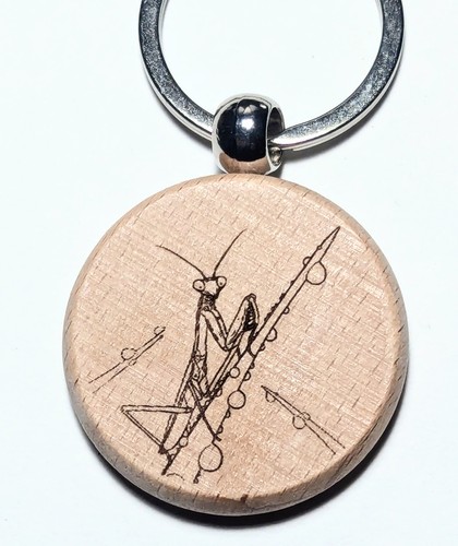 Praying mantis keyring - mantis,