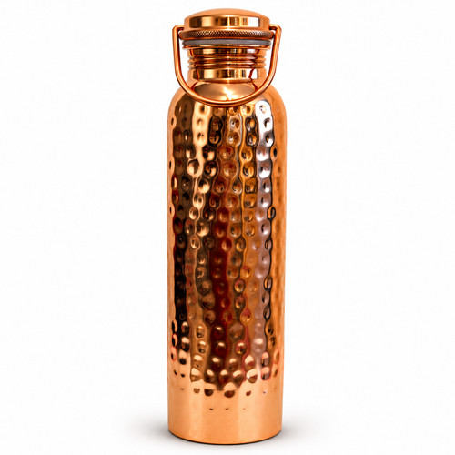 Copper water bottle - copper,