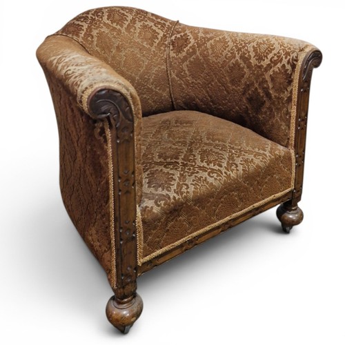 Antique oak tub - antique, arts