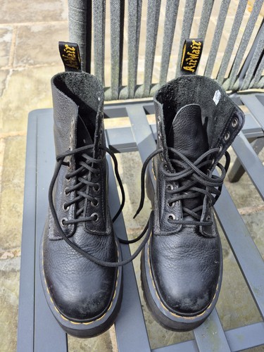 Doc marten platform boots - platform,