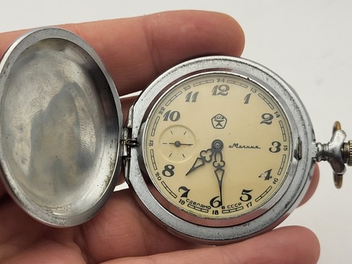 Molnija pocket watch with - molnija,