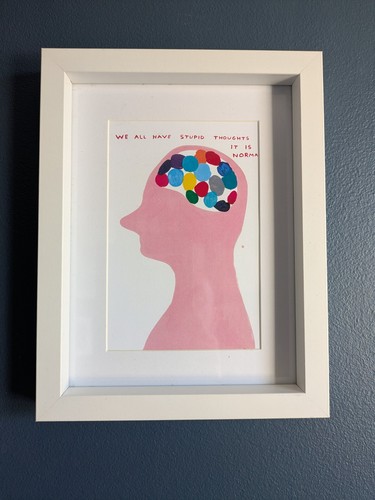 Framed david shrigley - david,