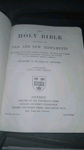 Oxford british holy bible - british,