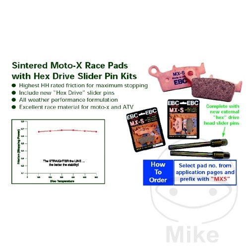 Ebc sintered brake pads - brake,