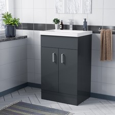 Nes Home Dark Grey 500mm Floor
