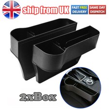 Car Dual Seat Organizer Gap Pocket Interior Decoration Cup Holder Box 2Pcs/set