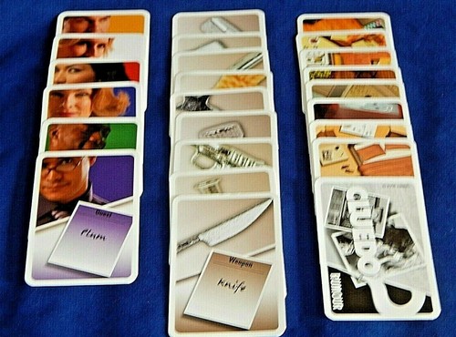 Cluedo cards spare - cluedo, 2008
