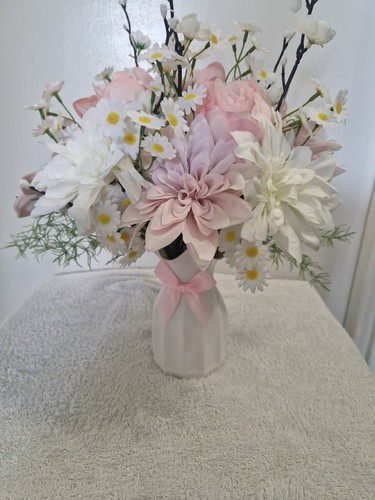 Handmade flowers plum - ,