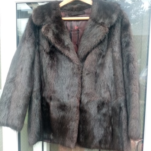 Fur coat musquash muskrat 1985 - musquash,