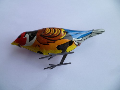 Vintage tin plate toy wind - plate,