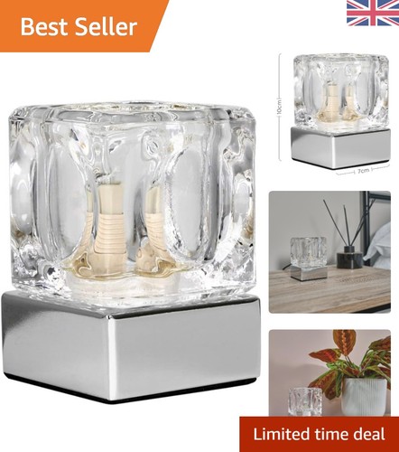Modern chrome finish - ice, cube