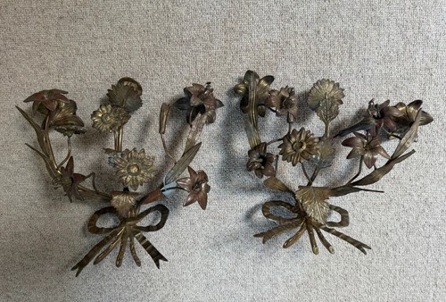 Vintage french metal toleware - metal,
