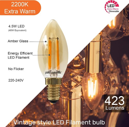 Led filament candle - led, bulb