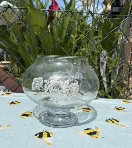 Large vintage glass - large,