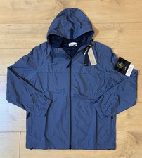 Stone Island Crinkle Reps Jacket Windbreaker Size 2XL/XXL Blue