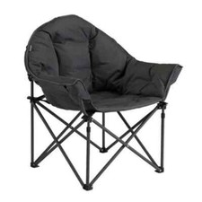 Vango Titan Camping Chair, Padded Oversized Wrap Around Steel Frame Seat