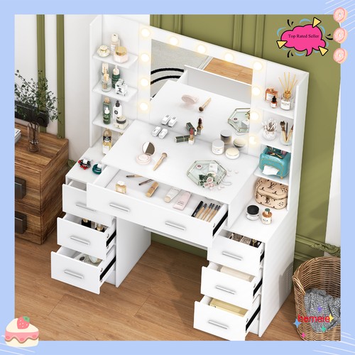 Dressing table set with - with, large