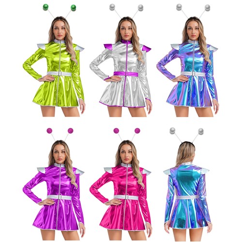 Women space alien costume - space,