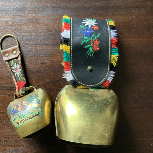 Pair vintage swiss cow - swiss,
