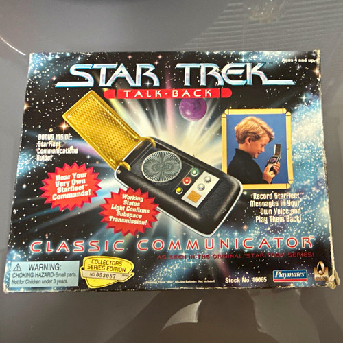 Playmates star trek talk - playmates, talk-back
