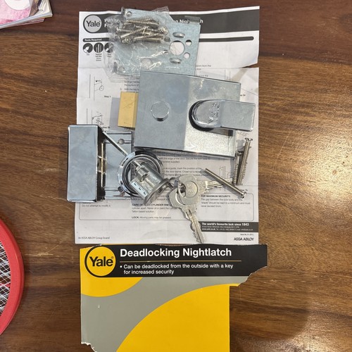 Yale p89 chrome night latch - yale,