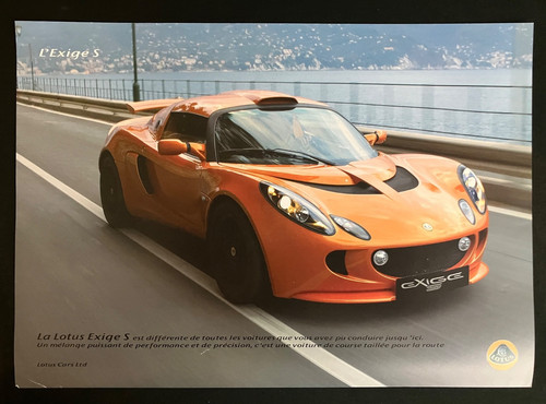 Lotus exige english - exige, s