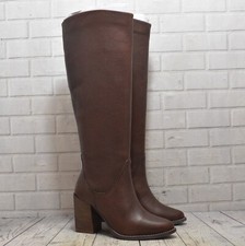 Women's Ravel Lumsden Brown Leather High Heel Knee High Boot UK 3 RRP. £170