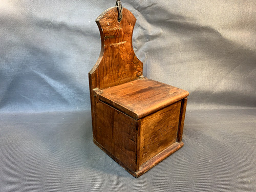 Vintage wooden wall salt - wooden,